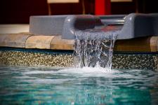 Inground Pools - Water Features: Spill-over spas - Image: 235