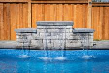 Inground Pools - Water Features: Sheath features - Image: 238