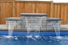 Inground Pools - Water Features: Sheath features - Image: 241